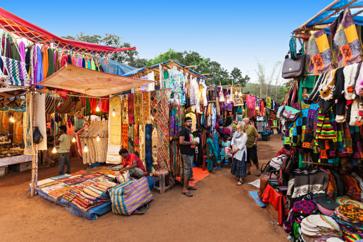 Saturday Night Market In Arpora Goa